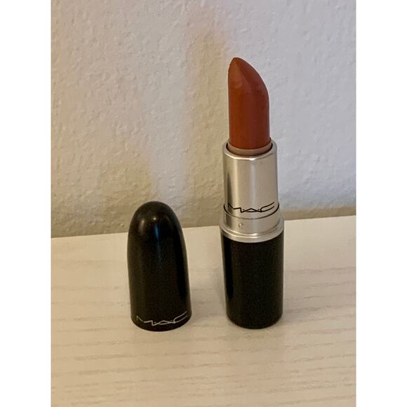 MAC Satin Lipstick MOCHA # 813 Full Size *SEE PHOTOS* Nude Brown Discontinued - Picture 4 of 8